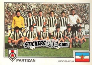 Sticker Partizan(Team) - Euro Football 79 n. 60 - Panini