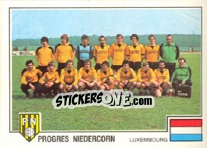 Cromo Progres Niedercorn(Team) - Euro Football 79 - Panini