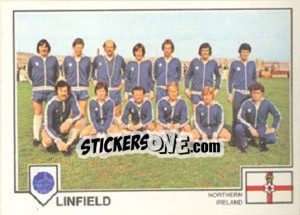 Figurina Linfield(Team) - Euro Football 79 - Panini