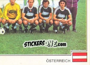 Cromo Austria Wien(Team) - Euro Football 79 - Panini