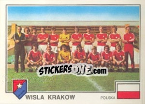 Cromo Wisla Krakow(Team) - Euro Football 79 - Panini