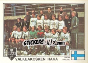 Cromo Valkeakosken Haka(Team) - Euro Football 79 - Panini