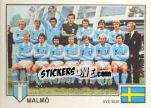 Cromo Malmö(Team) - Euro Football 79 - Panini