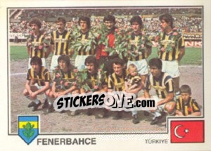 Cromo Fenerbahce(Team) - Euro Football 79 - Panini