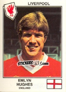 Figurina Hughes(Liverpool) - Euro Football 79 - Panini