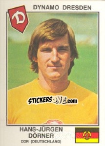 Figurina Dörner(Dinamo Dresden) - Euro Football 79 - Panini