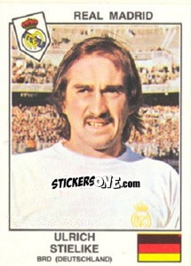 Cromo Stielike(Real Madrid) - Euro Football 79 - Panini