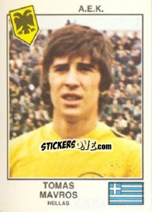 Cromo Mavros(AEK) - Euro Football 79 - Panini