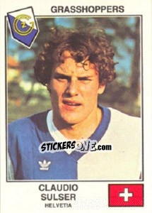 Cromo Sulser(Grasshoppers) - Euro Football 79 - Panini