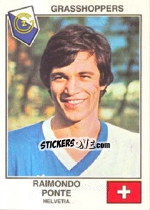 Sticker Ponte(Grasshoppers) - Euro Football 79 - Panini