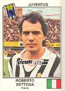 Cromo Bettega(Juventus) - Euro Football 79 - Panini