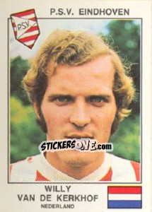 Figurina Willy Van de Kerkhof(PSV Eindhoven) - Euro Football 79 - Panini