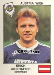 Sticker Obermayer(Austria Wien) - Euro Football 79 - Panini