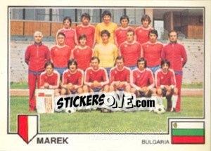 Figurina Marek(Team) - Euro Football 79 - Panini