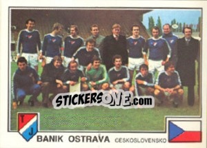 Figurina Banik Ostrava(Team) - Euro Football 79 - Panini