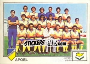 Figurina Apoel(Team) - Euro Football 79 - Panini