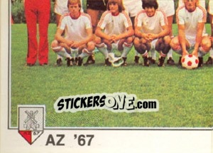 Figurina AZ '67(Team) - Euro Football 79 - Panini