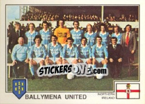 Figurina Ballymena United(Team) - Euro Football 79 - Panini