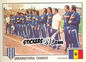 Cromo Universitatea Craiova(Team) - Euro Football 79 - Panini