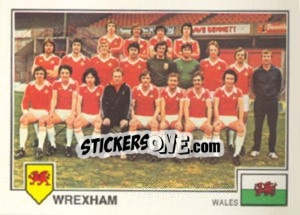 Figurina Wrexham(Team) - Euro Football 79 - Panini