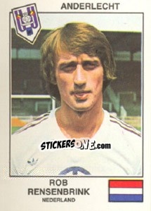 Cromo Rensenbrink(Anderlecht) - Euro Football 79 - Panini