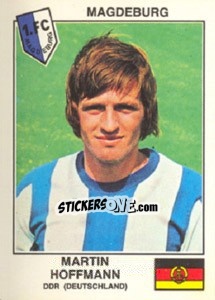 Figurina Hoffmann(Magdeburg) - Euro Football 79 - Panini