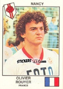 Sticker Rouyer(Nancy) - Euro Football 79 - Panini