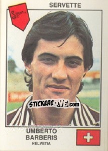 Cromo Barberis(Servette) - Euro Football 79 - Panini