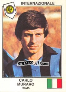 Cromo Muraro(Internazionale) - Euro Football 79 - Panini