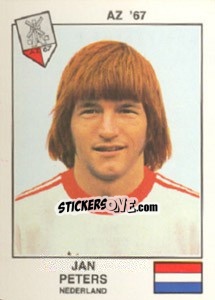 Sticker Peters(AZ '67) - Euro Football 79 - Panini