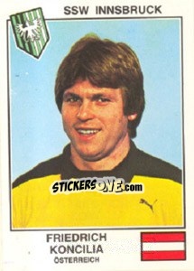 Sticker Koncilia(SSW Innsbruck) - Euro Football 79 - Panini