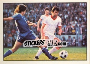 Sticker P.S.V. Eindhoven-Bastia(finals 1977-78)