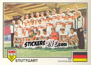 Cromo Stuttgart(Team) - Euro Football 79 - Panini
