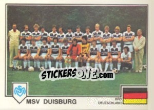 Sticker MSV Duisburg(Team) - Euro Football 79 - Panini
