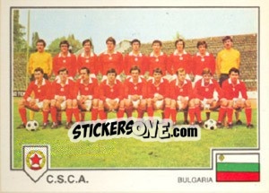 Figurina CSCA(Team) - Euro Football 79 - Panini
