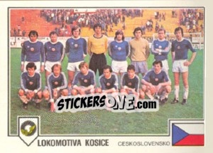 Sticker Lokomotiva Kosice(Team) - Euro Football 79 - Panini