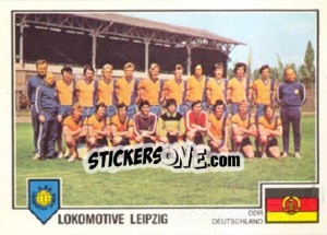 Cromo Lokomotive Leipzig(Team) - Euro Football 79 - Panini