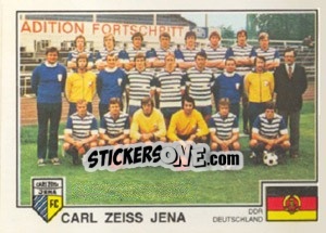 Cromo Carl Zeiss Jena(Team) - Euro Football 79 - Panini