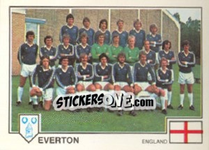 Cromo Everton(Team) - Euro Football 79 - Panini