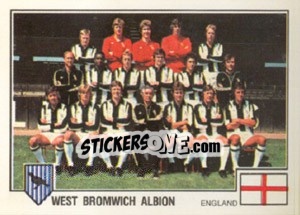 Figurina West Bromwich Albion(Team) - Euro Football 79 - Panini