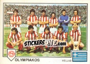 Cromo Olympiakos(Team) - Euro Football 79 - Panini