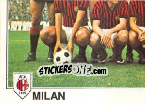 Cromo Milan(Team) - Euro Football 79 - Panini