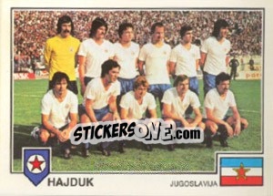 Sticker Hajduk(Team) - Euro Football 79 n. 319 - Panini