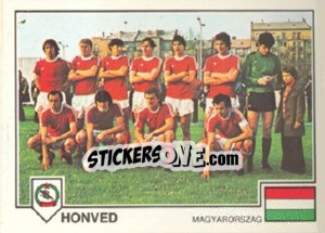 Sticker Honved(Team) - Euro Football 79 - Panini