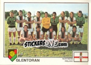 Cromo Glentoran(Team) - Euro Football 79 - Panini