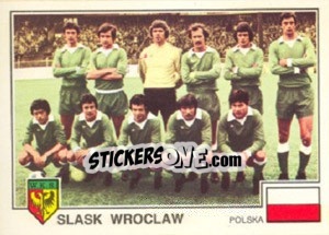 Cromo Slask Wroclaw(Team) - Euro Football 79 - Panini
