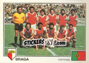 Cromo Braga(Team) - Euro Football 79 - Panini