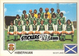 Cromo Hibernian(Team) - Euro Football 79 - Panini