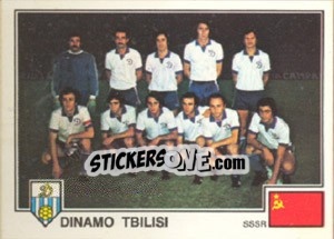 Cromo Dinamo Tbilisi(Team) - Euro Football 79 - Panini