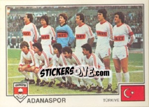 Cromo Adanaspor(Team) - Euro Football 79 - Panini